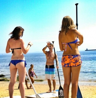 Clases teoricas en la orilla